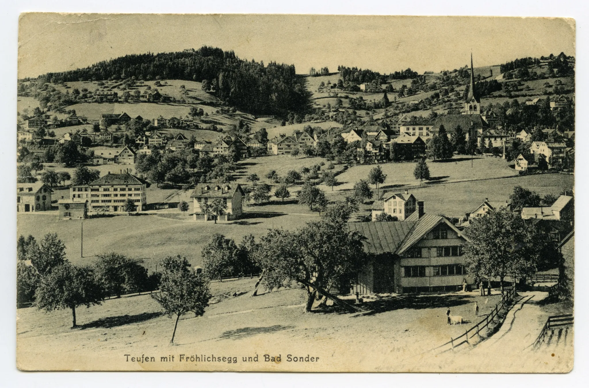 Dorfzentrum von Süden