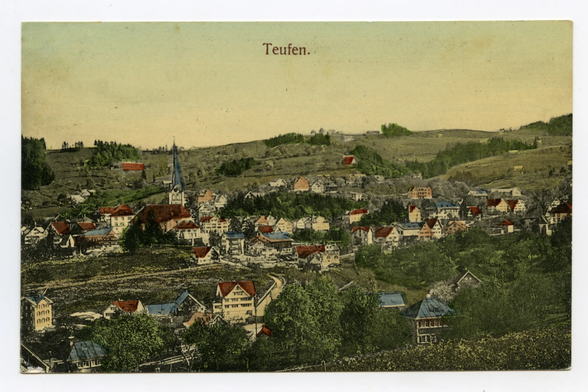 Blick zu Bad Sonder, Schäflisegg, Hüslersegg