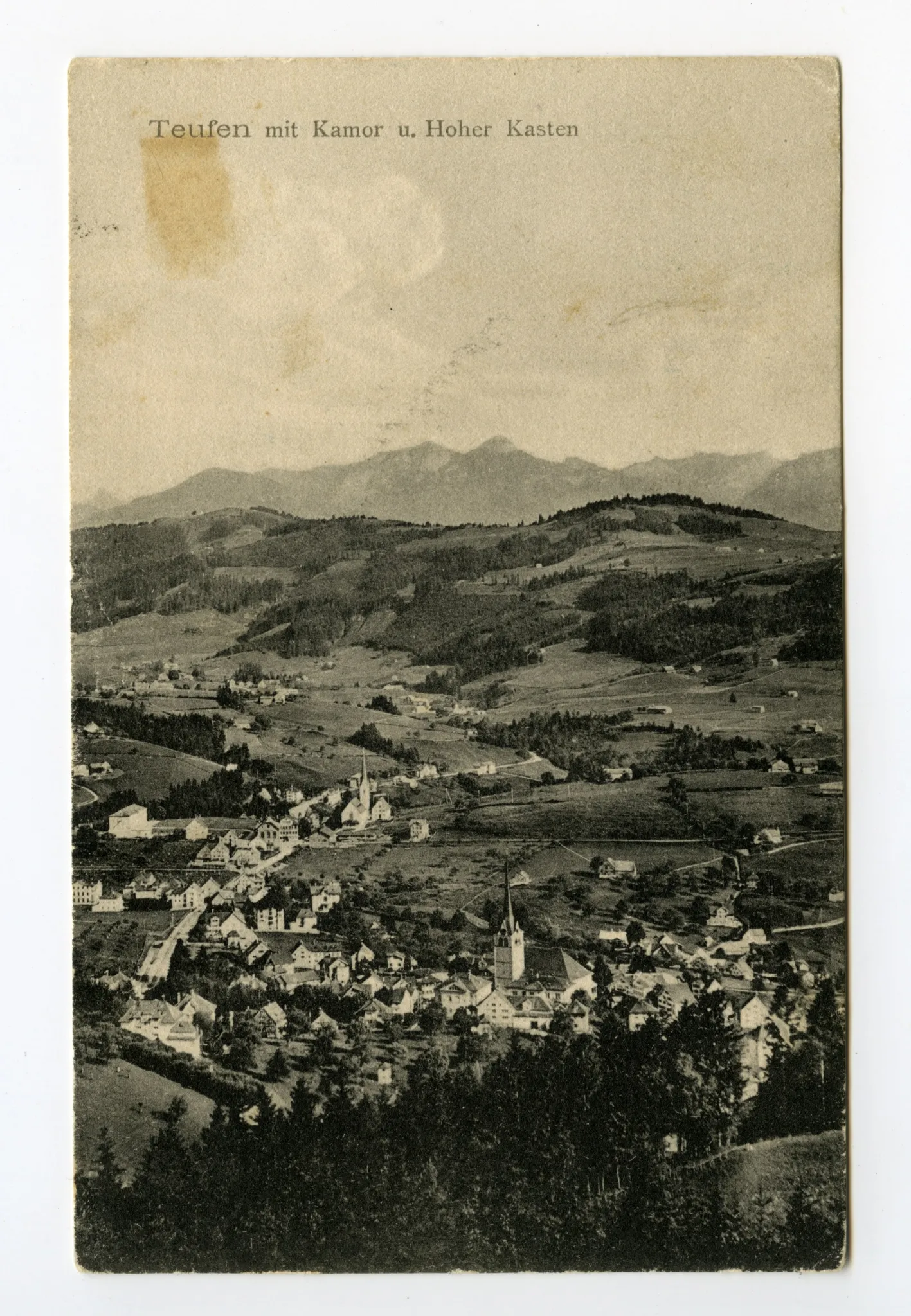 beide Dorfkirchen, Ebni, Zeughaus, Neubrücke, Hasenränk, Blick zu Kamor, Hohem Kasten