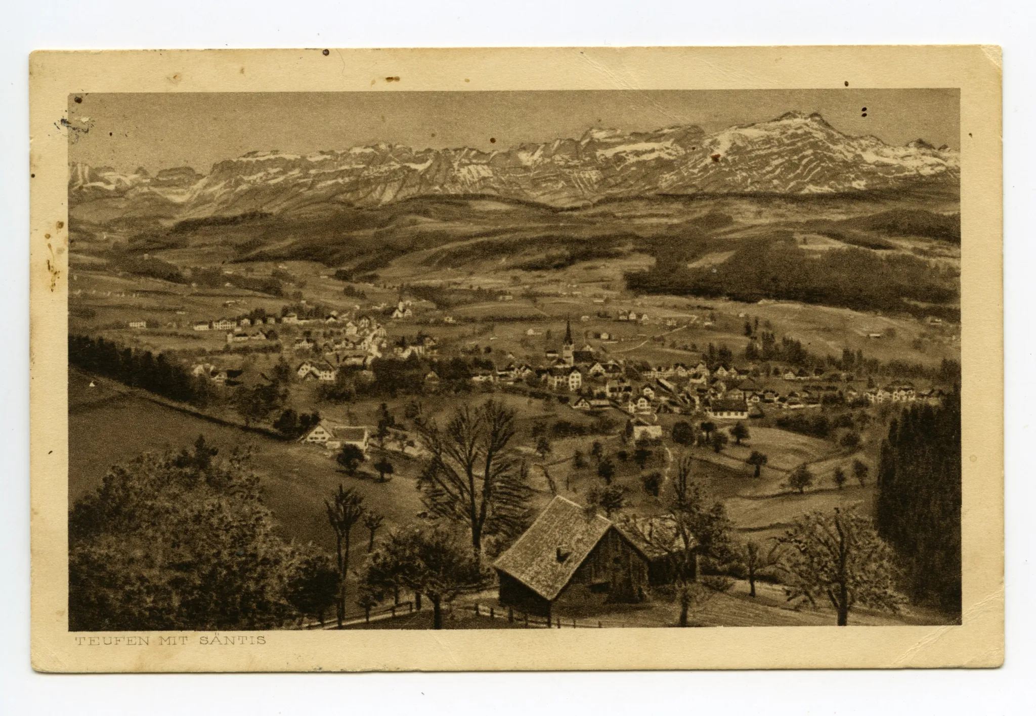 Beide Dorfkirchen, (Säntis manipuliert) (vgl. Hc.17-10)