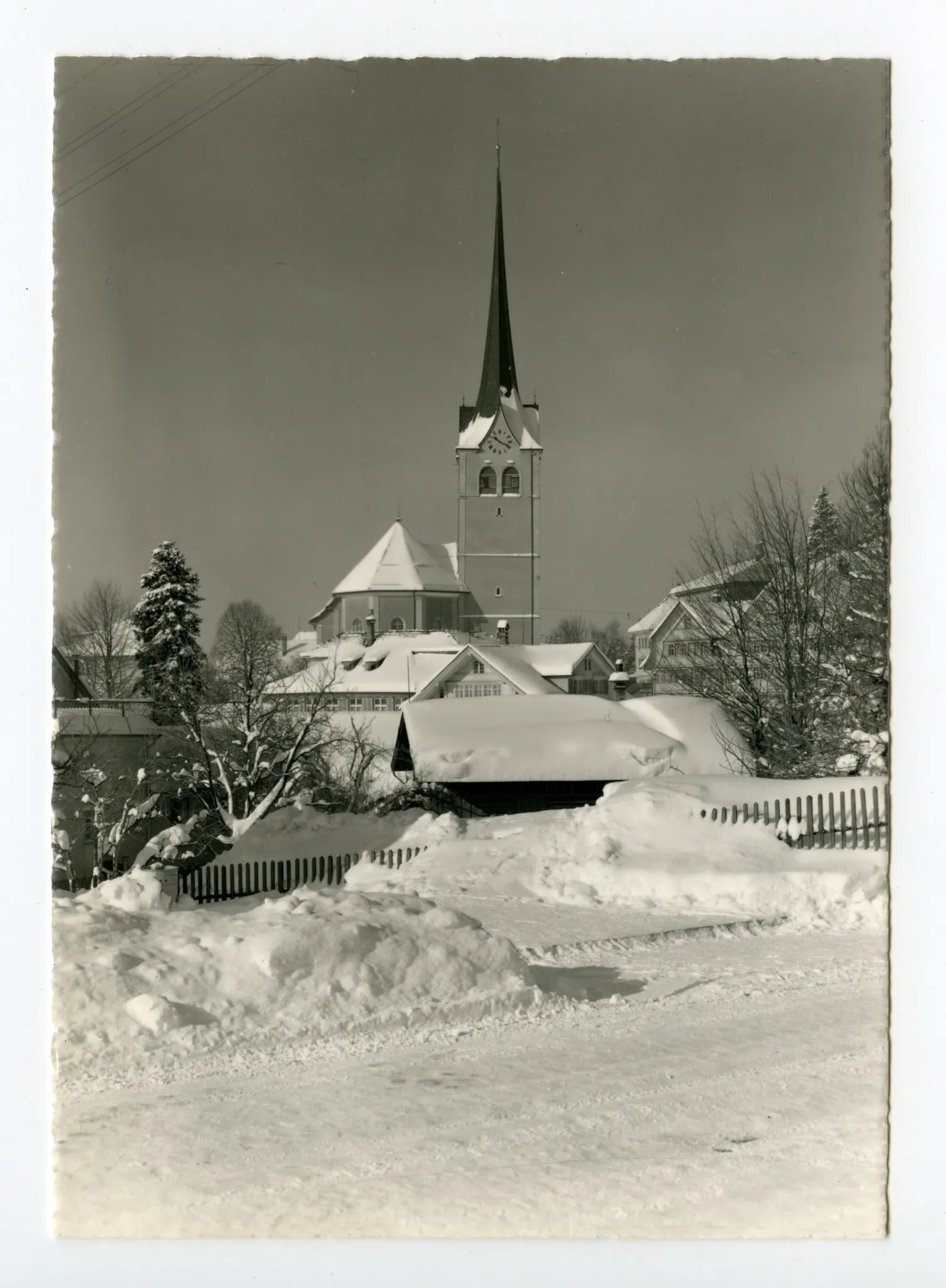 Blick von Ebni (Höhe Güterbahnhof) zur Grubenmannkirche