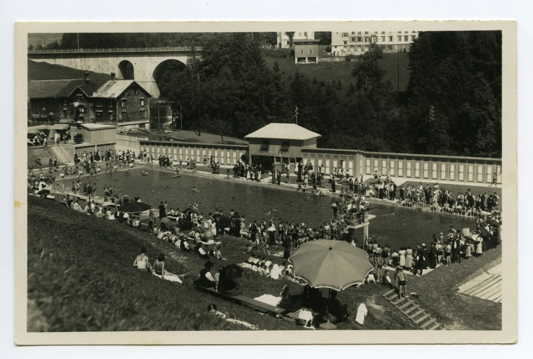 Einweihung Schwimmbad, Aug. 1933; (vgl. Hc.07-16)