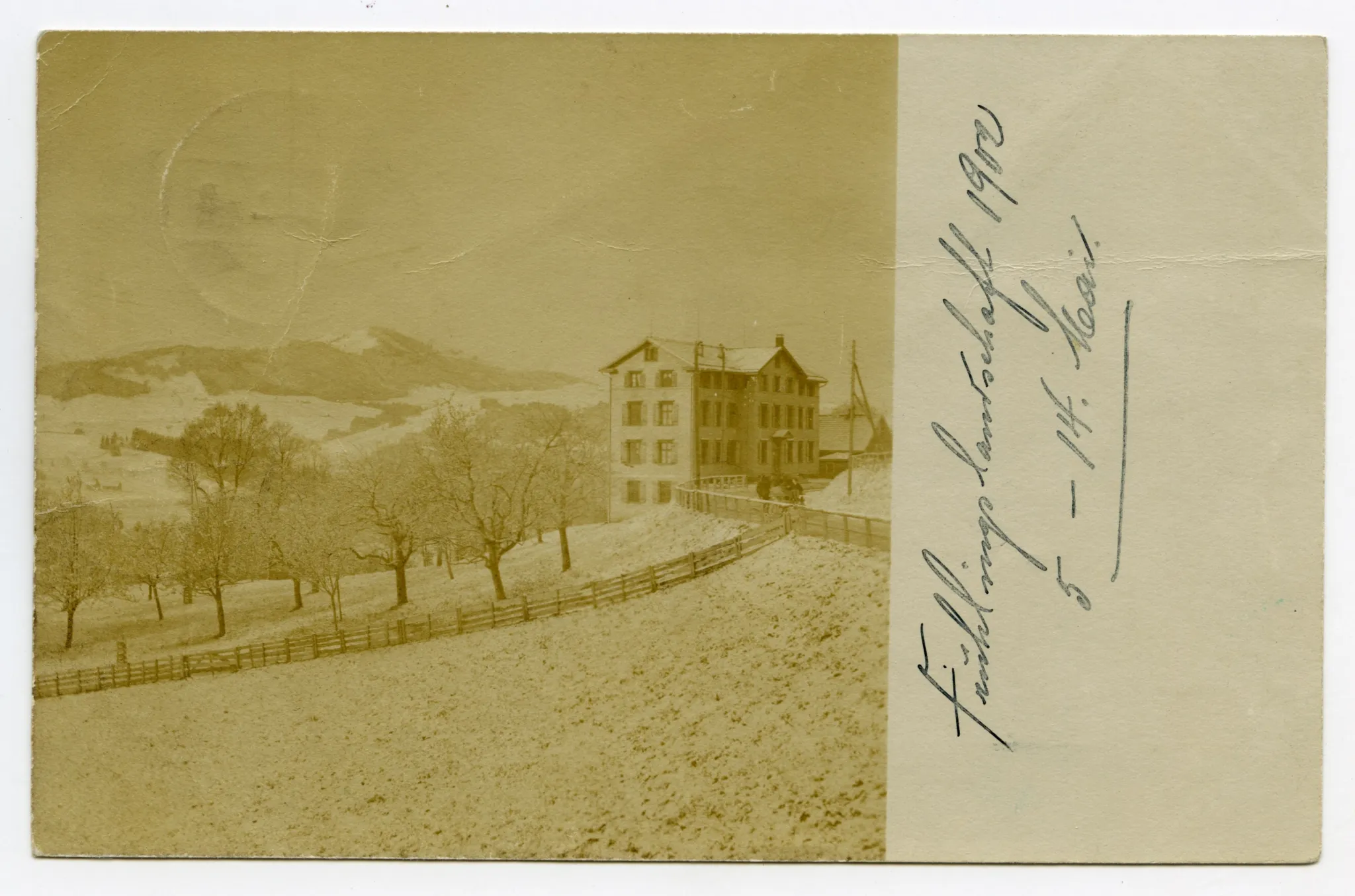 Privathaus, Hauptstrasse 14, Winter