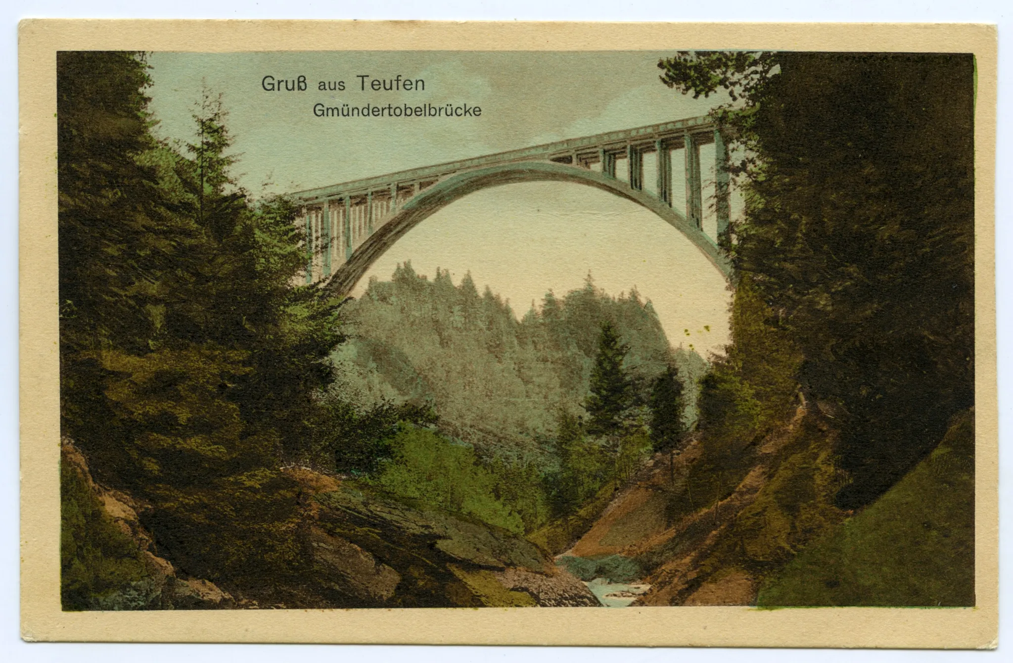 mit Tobel und Wald
