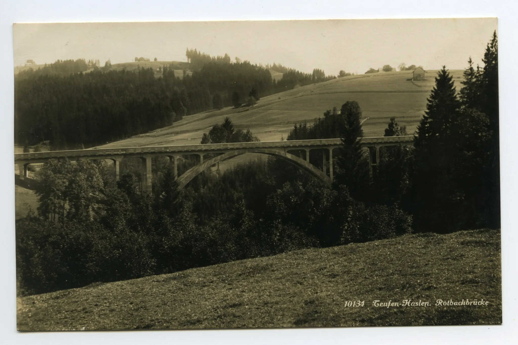 Ansicht der Brücke aus Nordosten Richtung Leimensteig