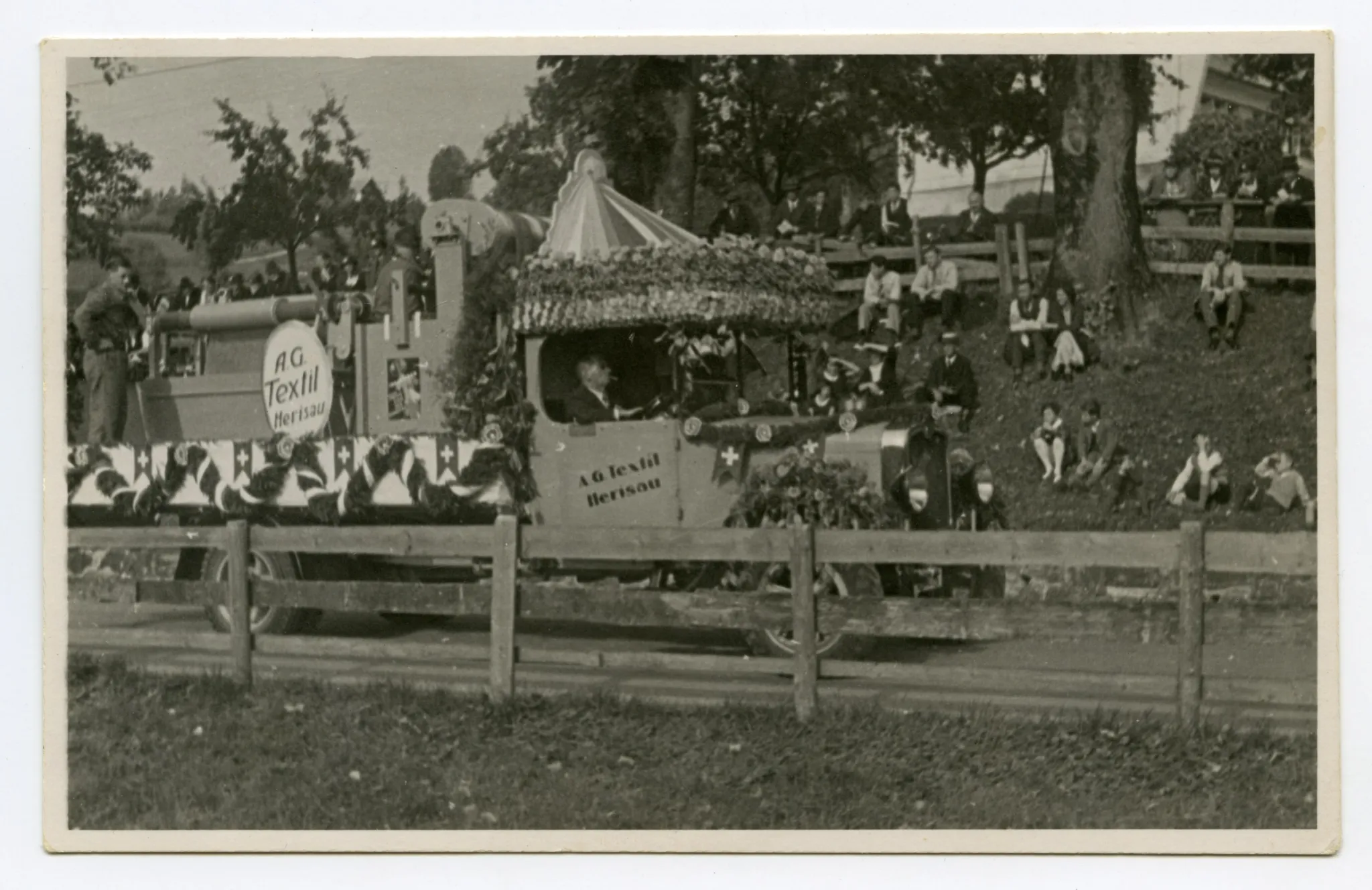 Lastwagen der AG Textil Herisau
