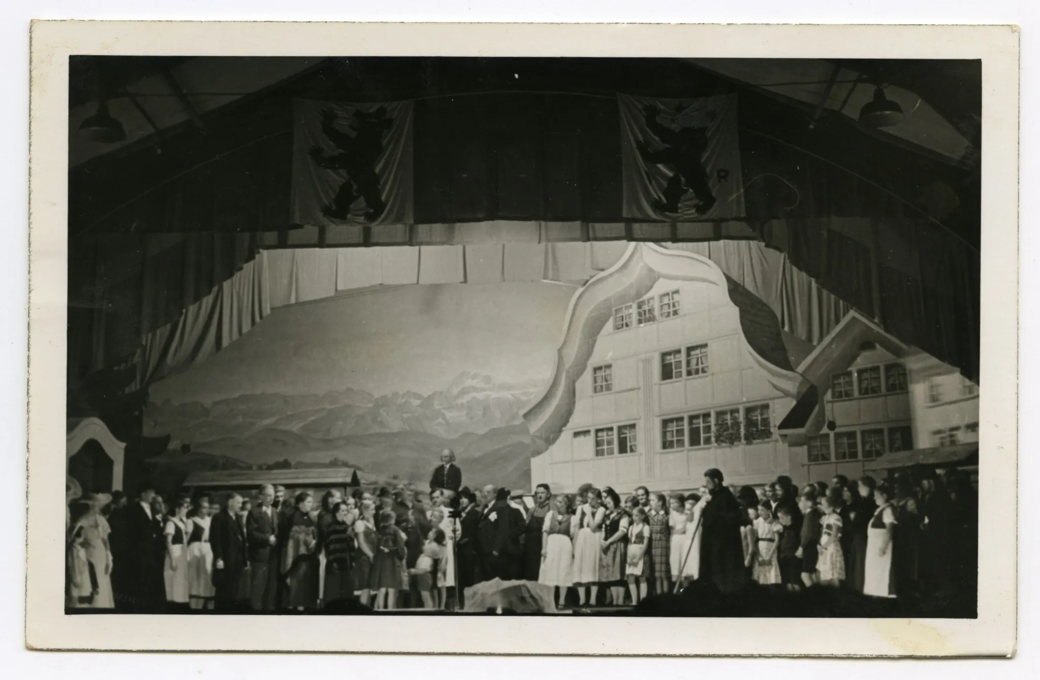 Szene des Festspiel Theaterstücks