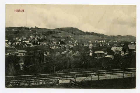 mit Bächli, Ebni, Lortanne, Blick zu Eggen-Höhenweg (vgl. Hc.15-24)