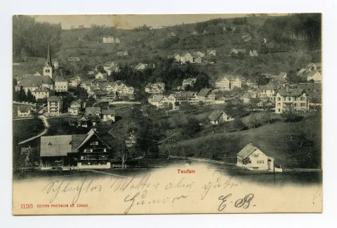 Blick zu Bad Sonder, Schäflisegg