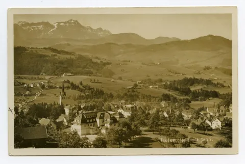 Dorfzentrum von Nordosten