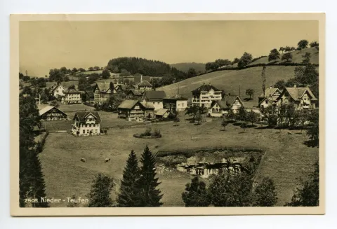 Mit „Rössli“, „Altem Zoll“, Steinbruch im Haag (vgl. Hc.21-12)