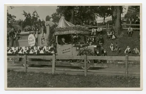 Lastwagen der AG Textil Herisau